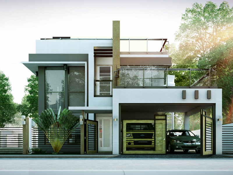 Modern House Designs Series: MHD-2014010 | Pinoy ePlans 