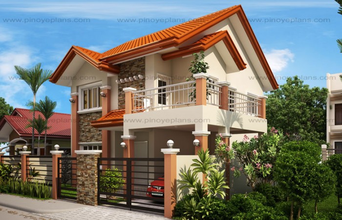 MHD-2012004 | Pinoy ePlans - Modern House Designs, Small House Designs