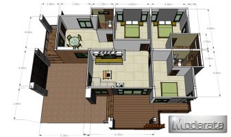 2-Car Garage One Storey House Concept Design | Pinoy ePlans