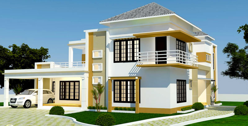 2 Story 4 Bedroom Villa Concept | Pinoy ePlans
