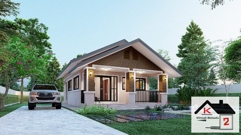 Picture of Stunning Exterior Design of 2 Bedroom House 