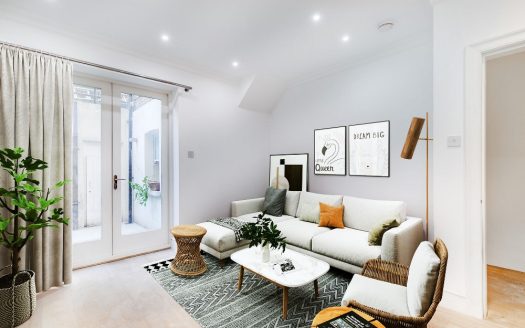 living room of a house