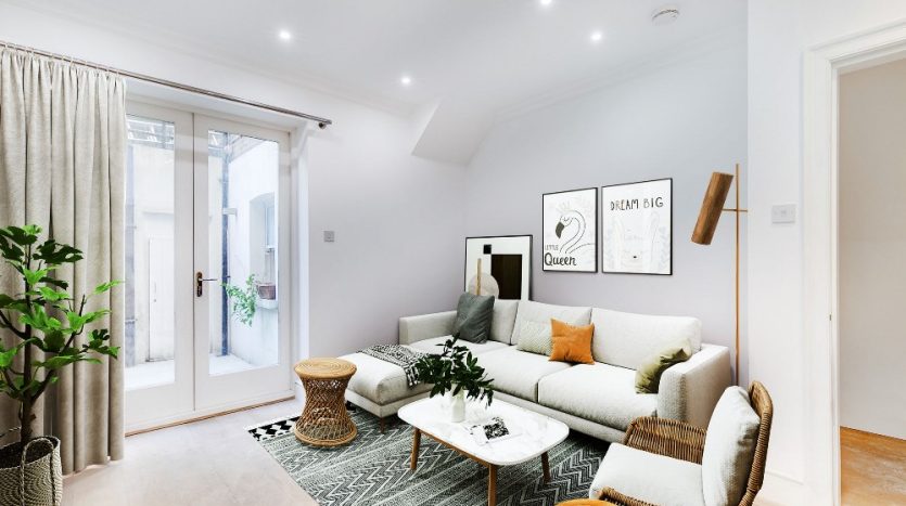 living room of a house